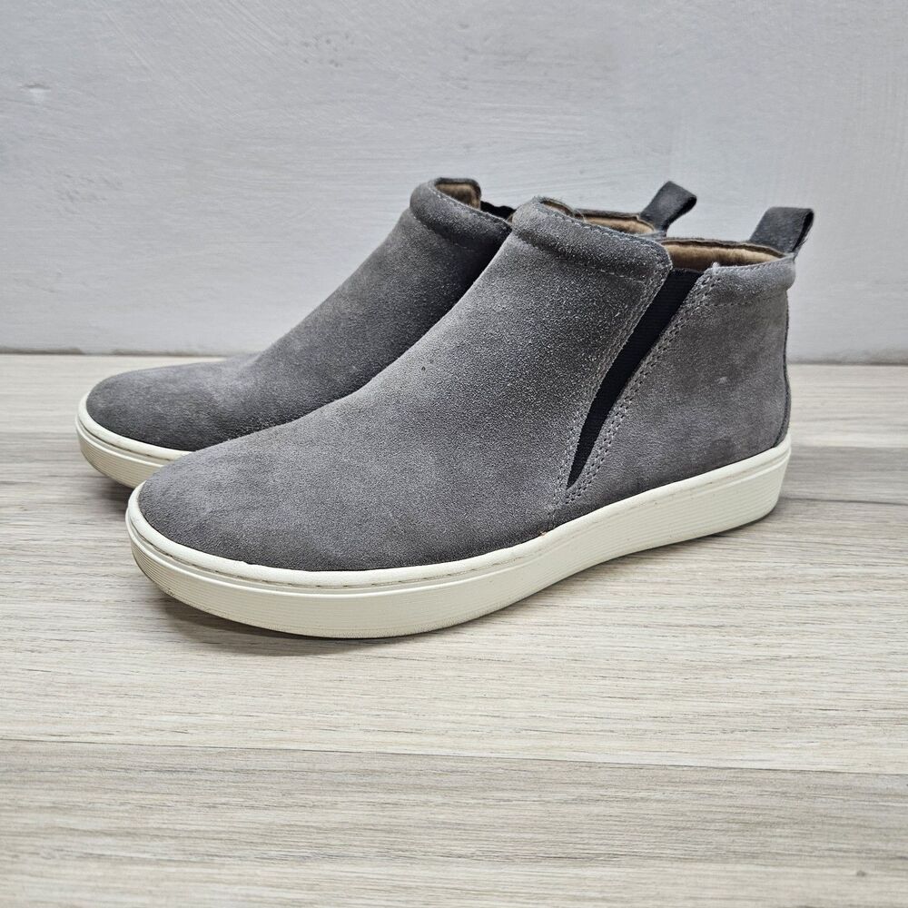 Sofft Britton Womens Gray Boots Size 7 Leather Casual